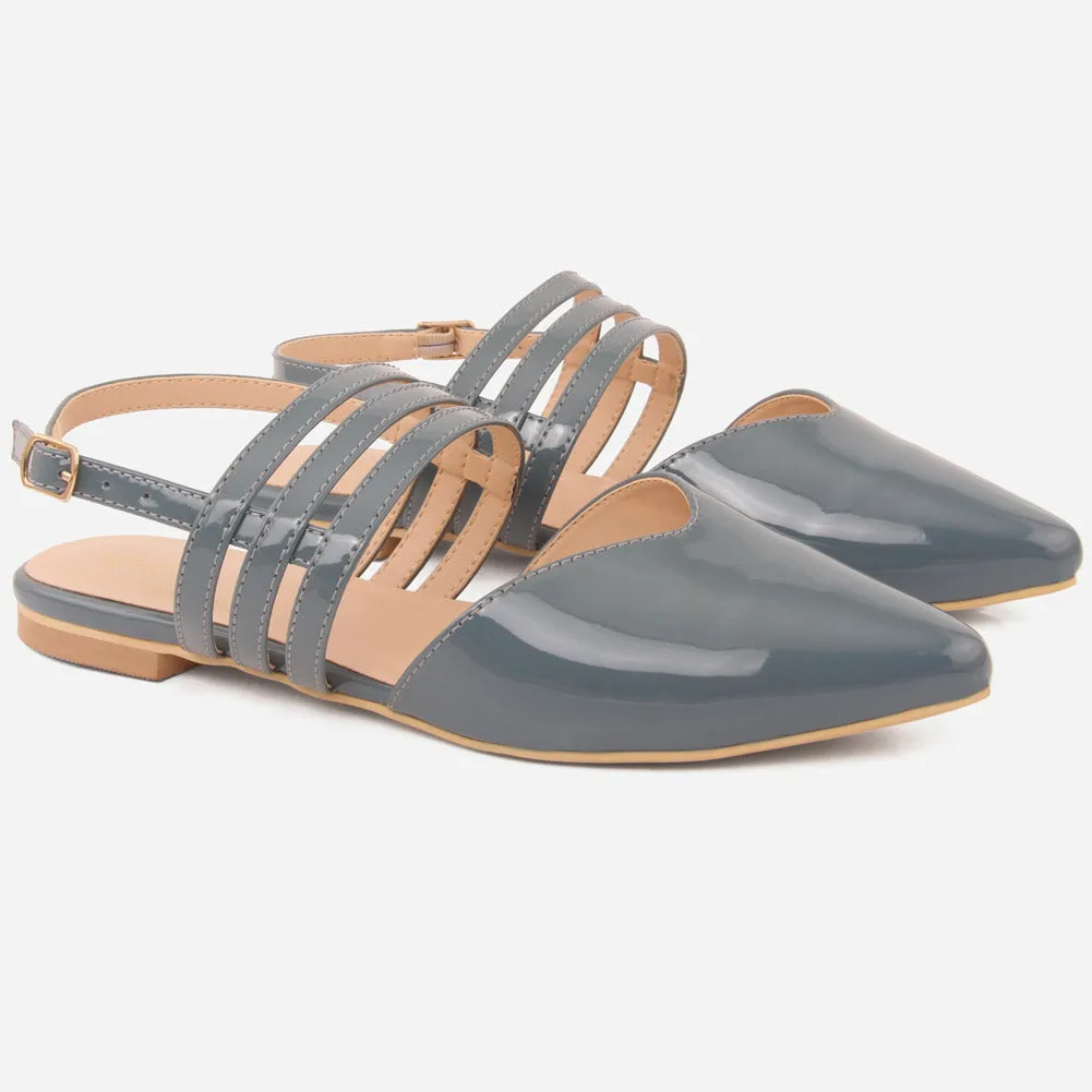 Women "XIMENA" Flat with Buckle Sandals