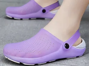 Women's Jelly Closed Toe Clogs