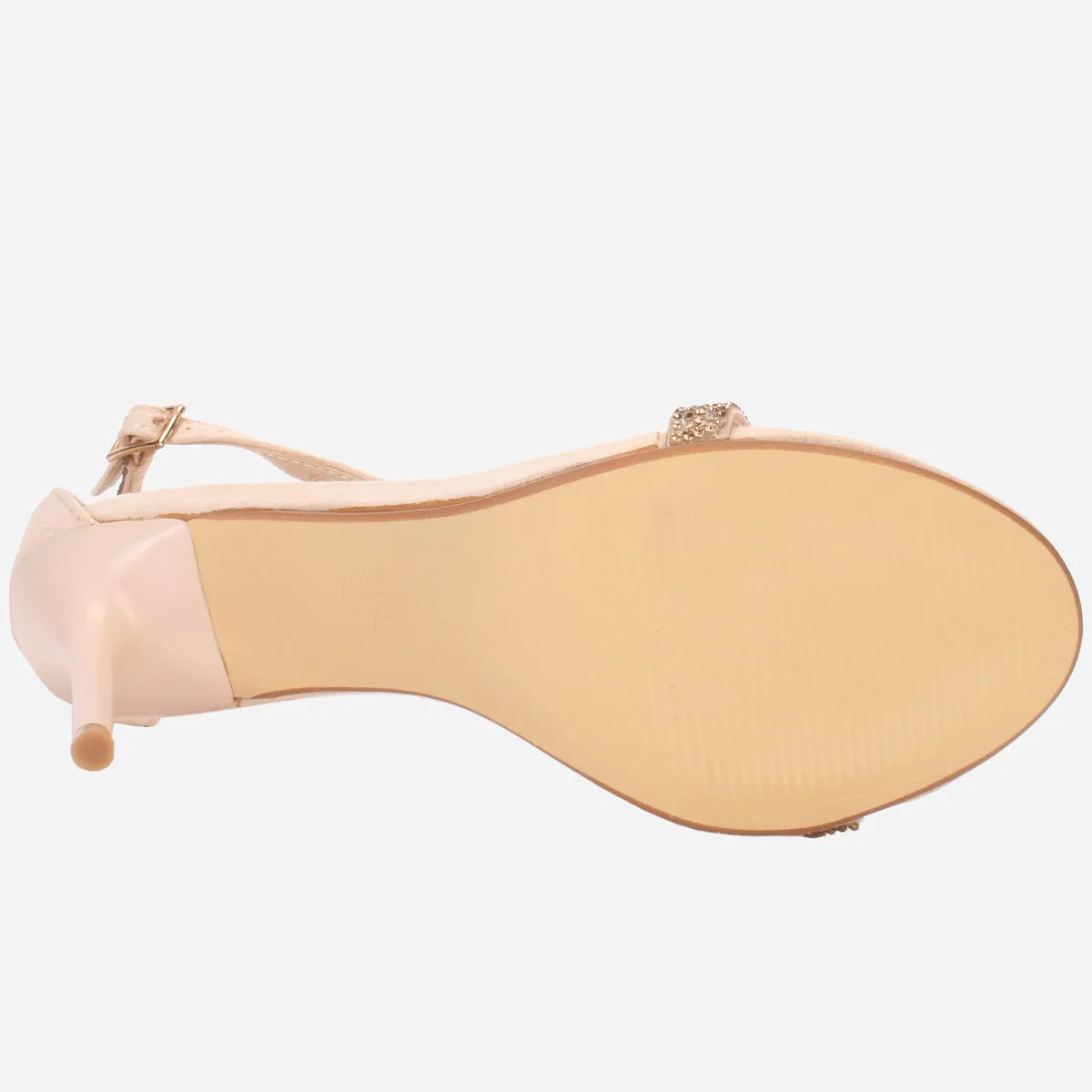 Women's "KAROSE" Decorated T-Bar Strap Evening Sandals