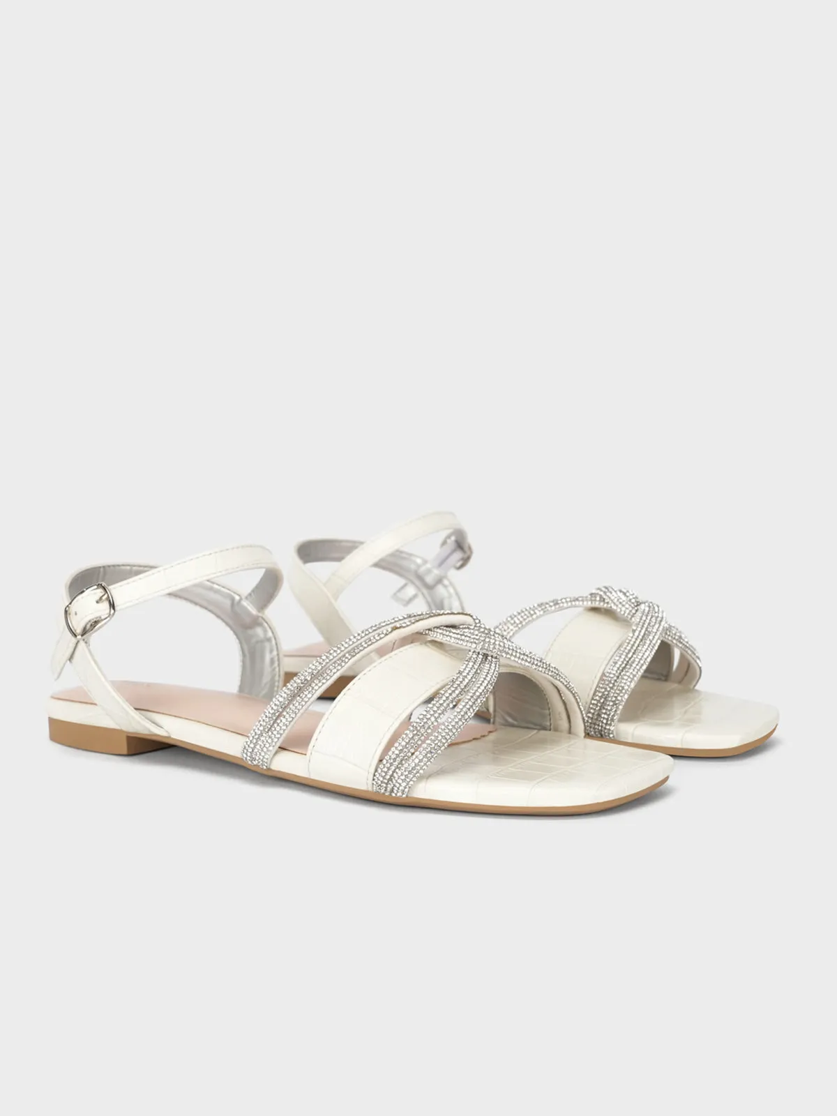 Women's "MARTINA" Crystals Detailing Sandals
