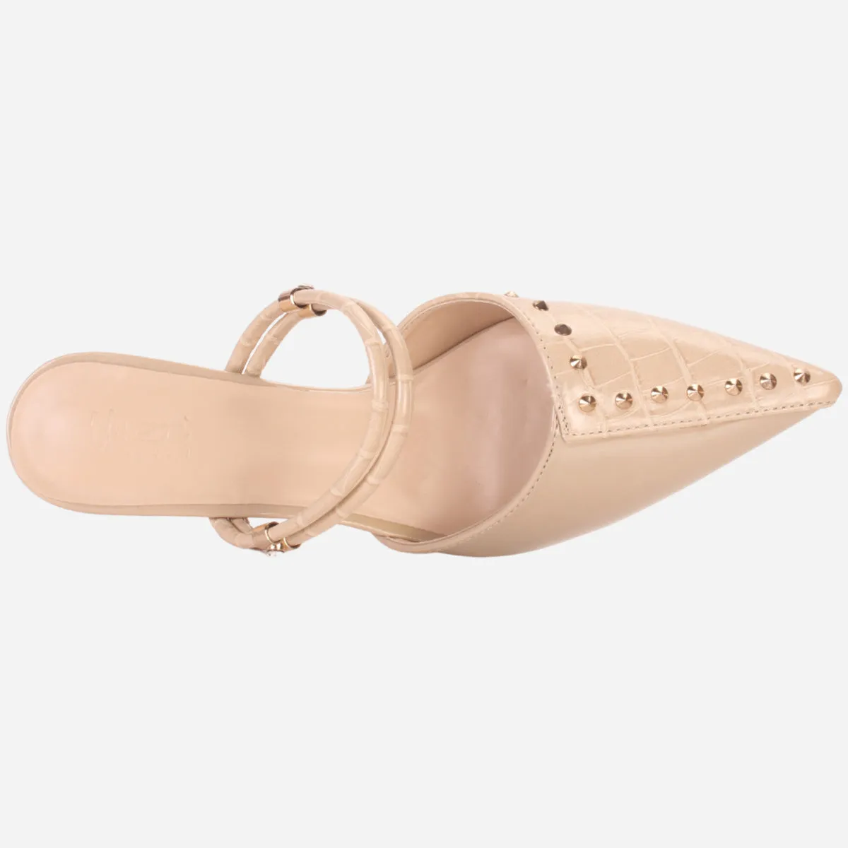 Women's "WAVERLY" Stud Detailing Evening Sandals
