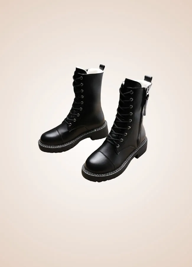 Women's Steampunk Leather Boots