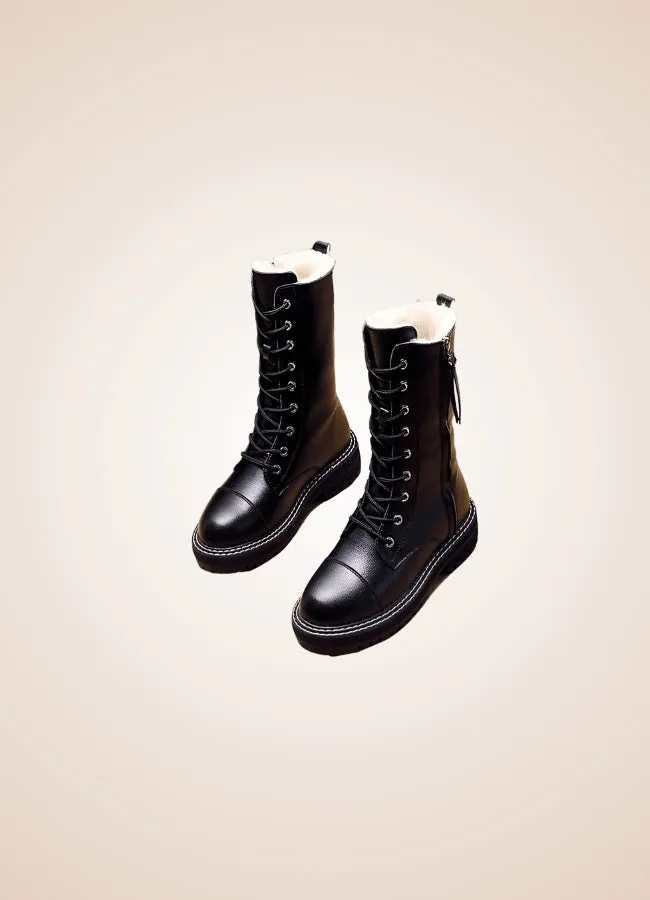 Women's Steampunk Leather Boots