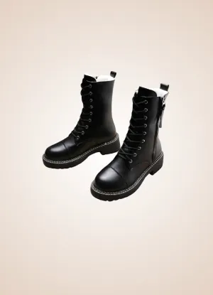 Women's Steampunk Leather Boots