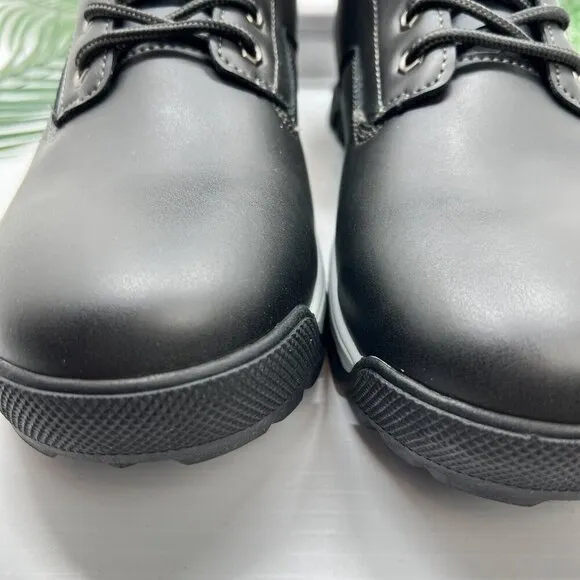 Xray Andy Men's Black Ankle Boots Size 10 Lace Up Round Toe Casual NWB