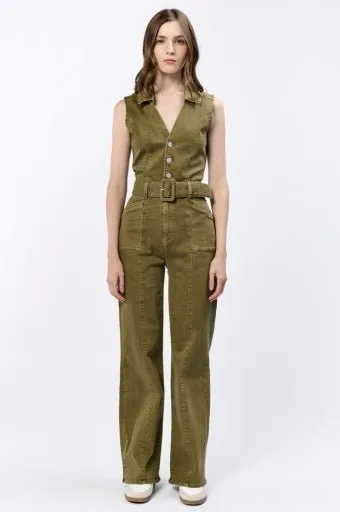 Yaya Olive Jumpsuit