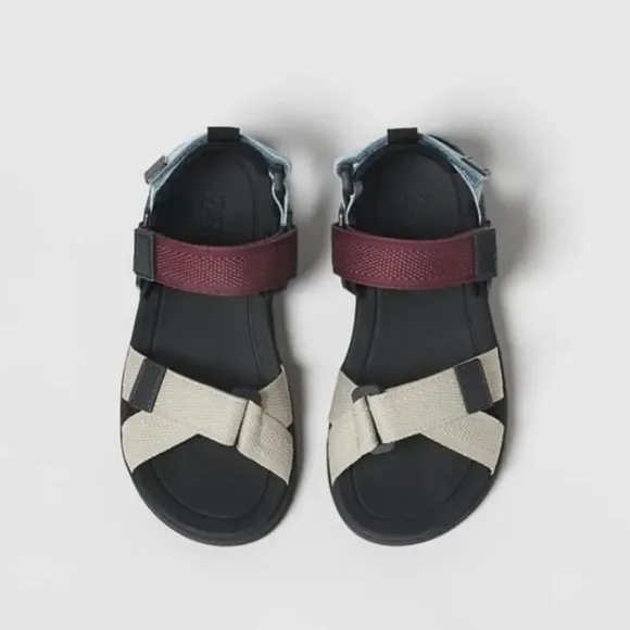 ZARA KIDS TECHNICAL SPORTY SANDALS SIZE 12.5